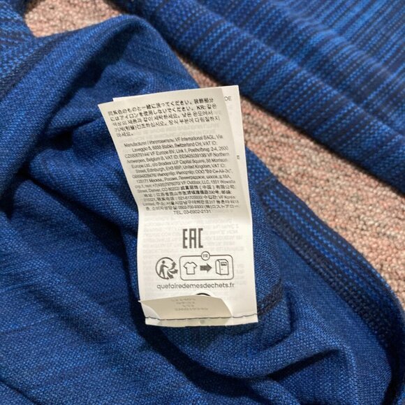 SMARTWOOL Men's M Classic Thermal Merino Base Layer Crew Shirt NAVY COLOR SHIFT - Picture 9 of 12